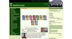 Desktop Screenshot of obecholcovice.cz
